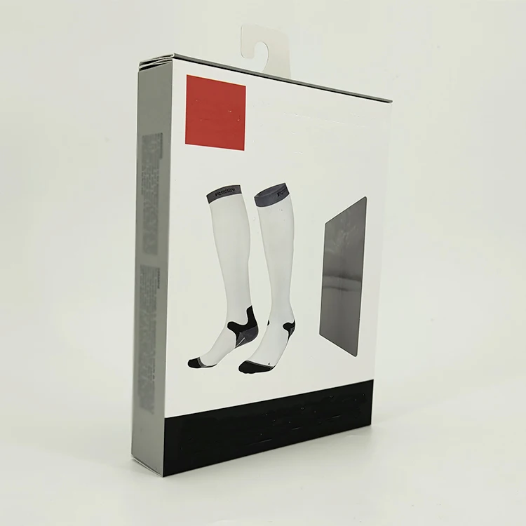 Hot selling baby clothes sports socks packing paper box small display boxes for packaging scarf stockings