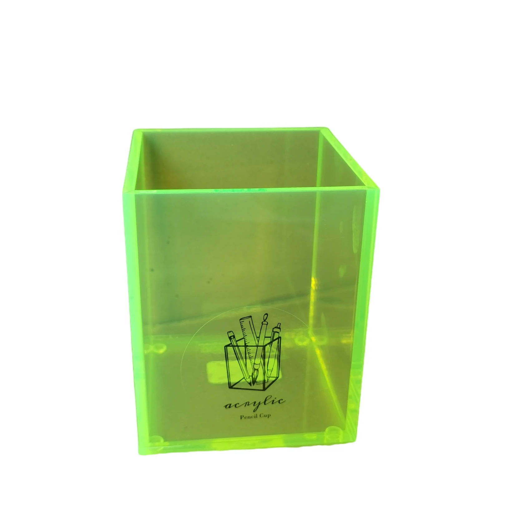 OEM Clear acrylic retail display rack Clear Display Stand Desktop Writing Pot Acrylic Pen Holder