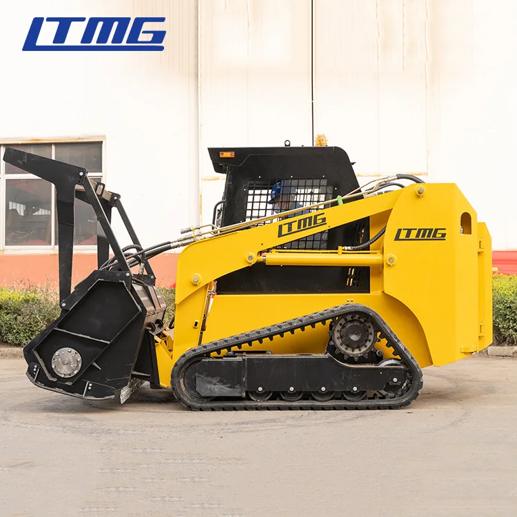 Лтмг мини-погрузчик с лесными Mulcher 500 кг 700kgs 850 950 1050 1500kgs трек гусеничный погрузчик бортовым