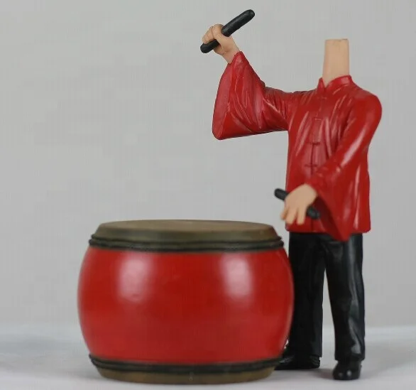 Man bobble head body for drum armature