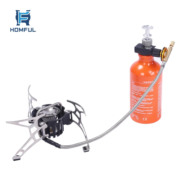 HOMFUL Camping Gas Stove Burner 3000W Adjustable Ultralight Backpacking Stove Windproof Camp Portable Propane Stove