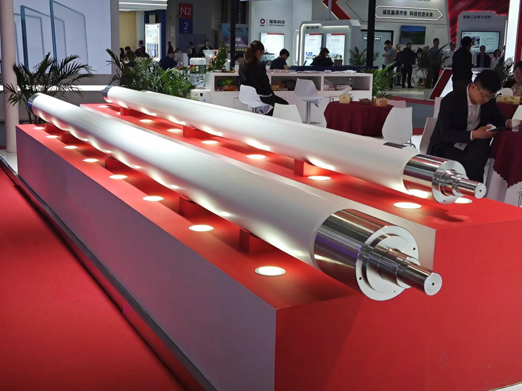 Плавленый кварцевый керамический ролик для печи закалки