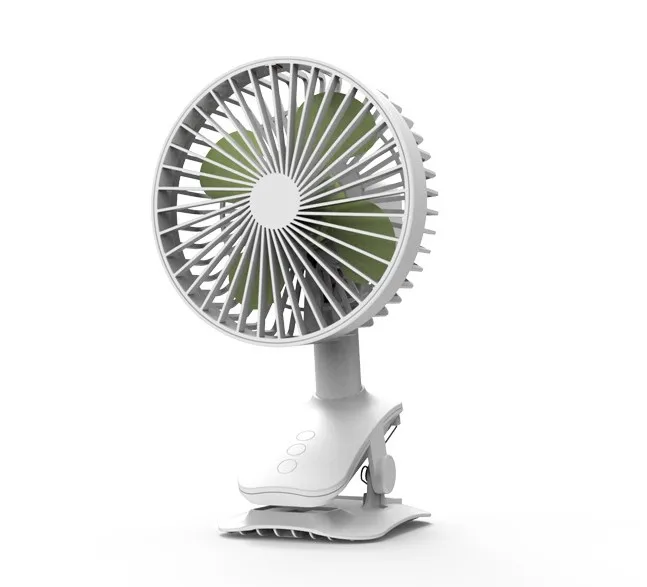 Portable Fan 3 Speeds Strong Airflow Mini Fan 360 Rotation Adjustment Clip USB Fan for Office Bedroom