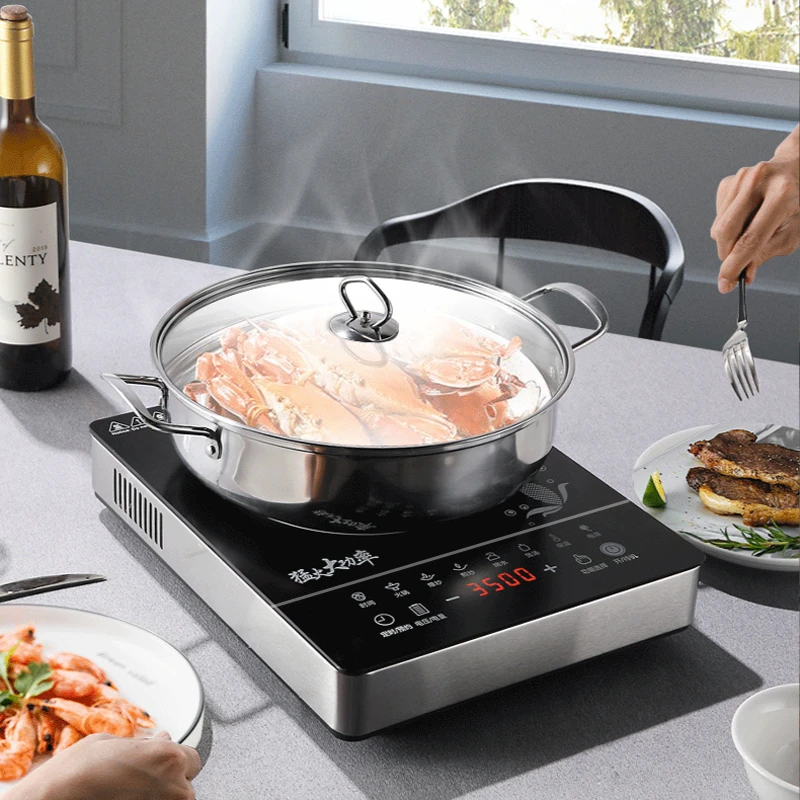 Low Price Wholesale 3500W  Kids Safety Lock Induction Cooker Sensor Touch Electric Induction Cookers Cooktop