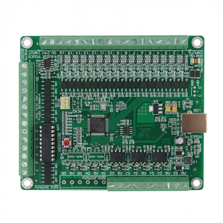 LF77-AKZ250-USB3-NPN 3 оси Mach3 ЧПУ контроллер движения Mach3 USB контроллер для гравировальные станки с ЧПУ