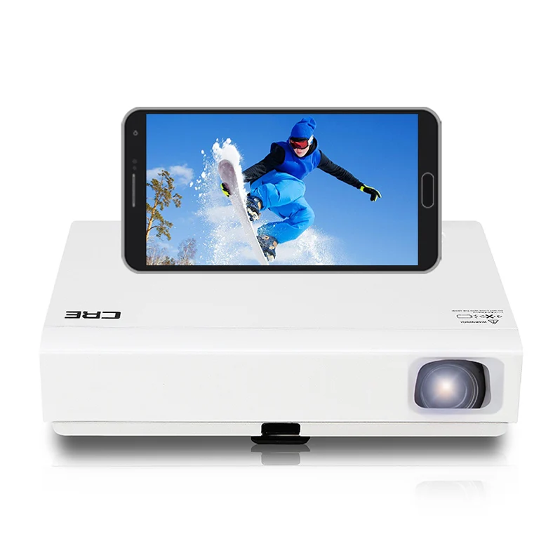 Самый новый дешевый 3D беспроводной проектор 720P DLP Smart Projector