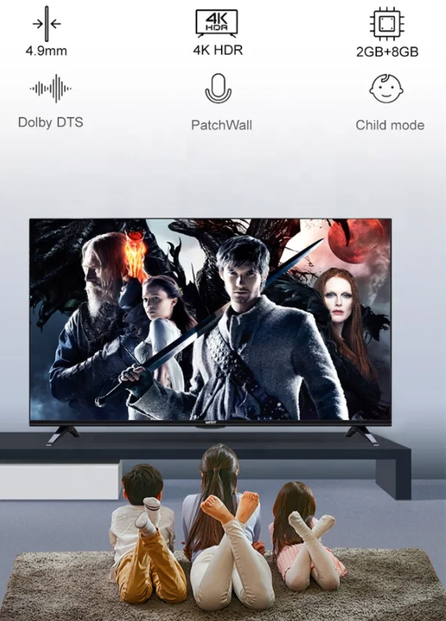 XINZY Wholesale Factory Price 32 40 50 65 70 75 85 inchtv stands  satellite tv receiver android smart tv