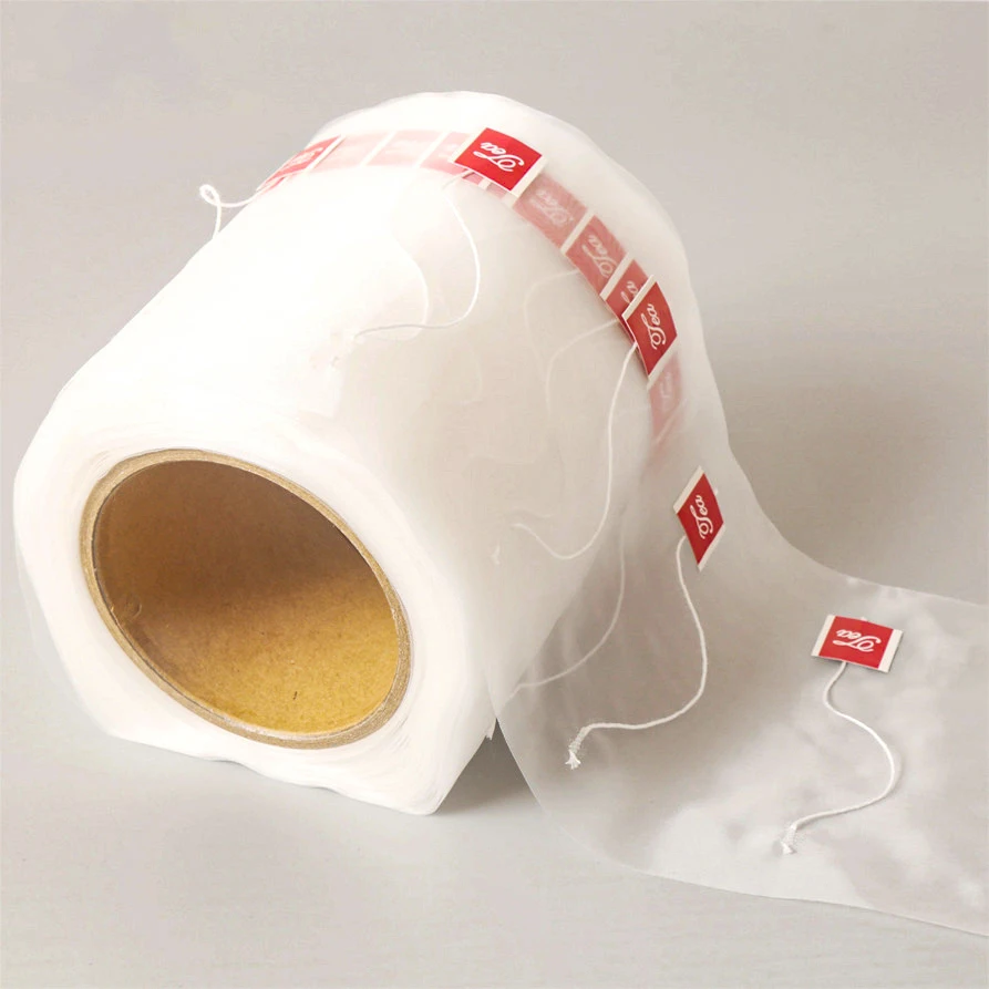 High Quality Custom Degradable Food Grade Pla Mesh Pyramid Tea Bag Roll