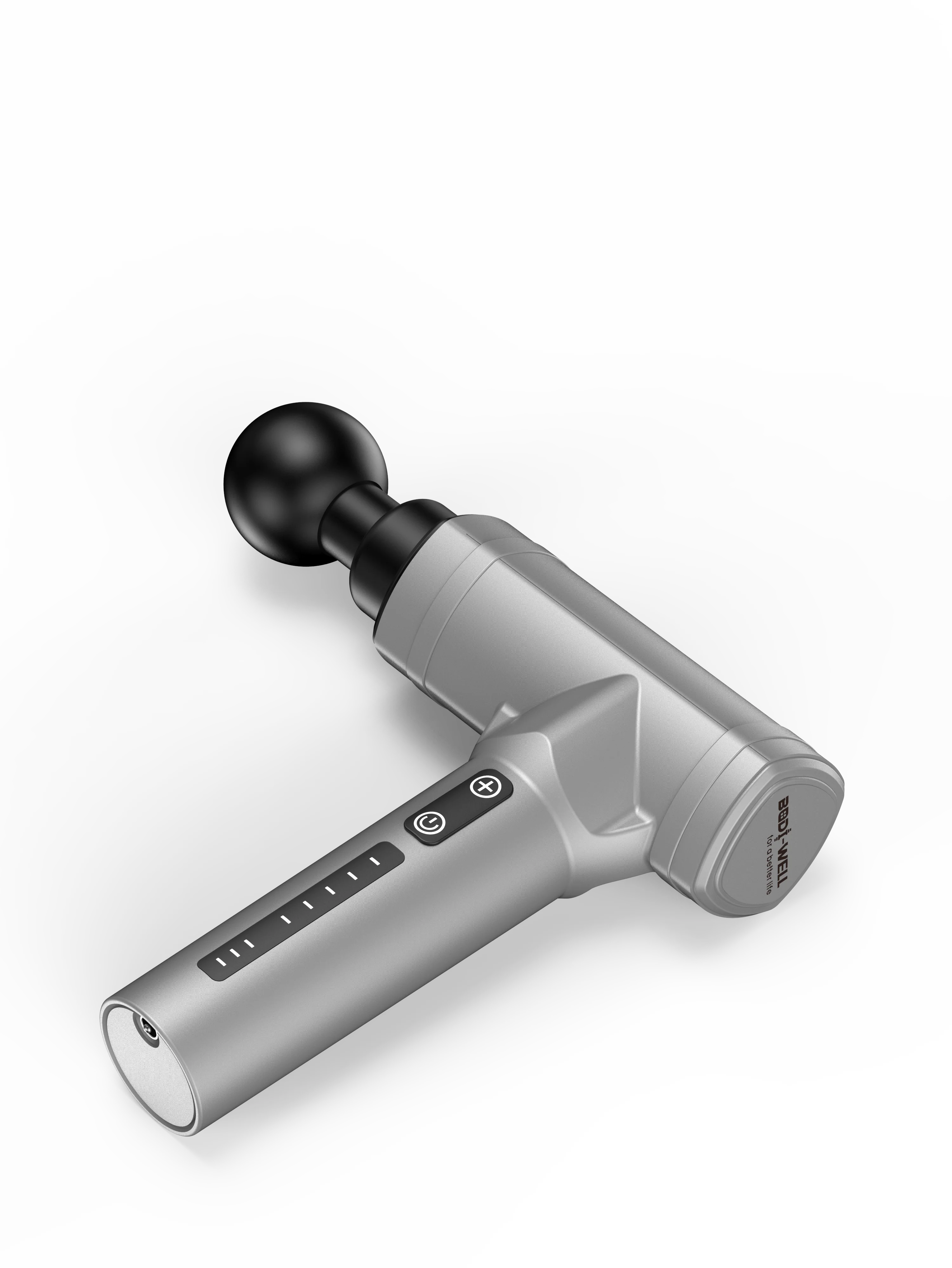 Handheld Body Relax Muscle luxury  silver massage gun for massage therapy