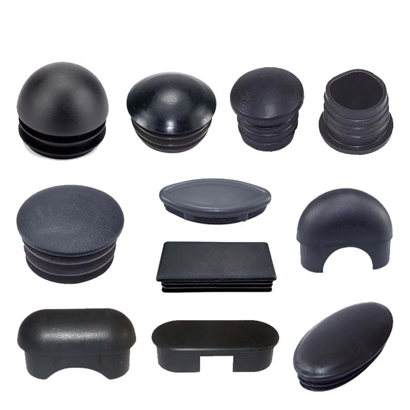 Fitness Sports Equipment Accessories Rubber Circular Round Steel Pipe Close Furniture Tube Inner Stopper Plug