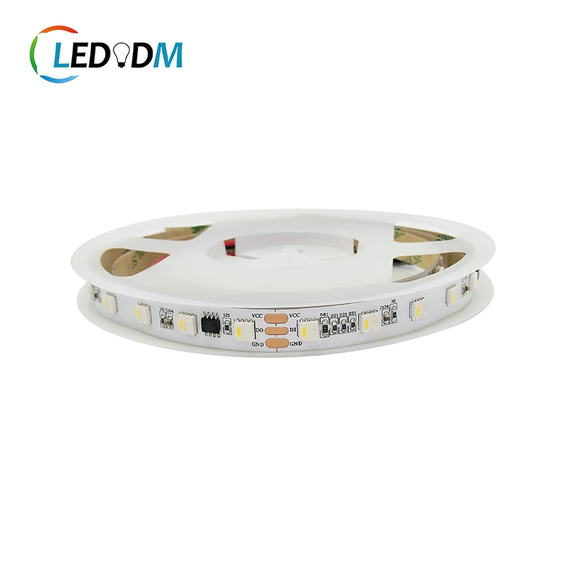 24v magic rgb led strip UCS2904 externa IC decorative light 5050 60LEDs/m RGBW led strip magic addressable led strip
