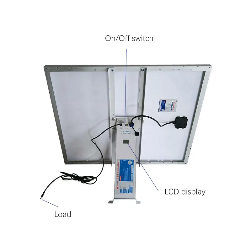 Solar Supply System PV Power Generation Lithium Battery DC12V Outdoor Monitoring Power Storage Solar Power Supply Kit