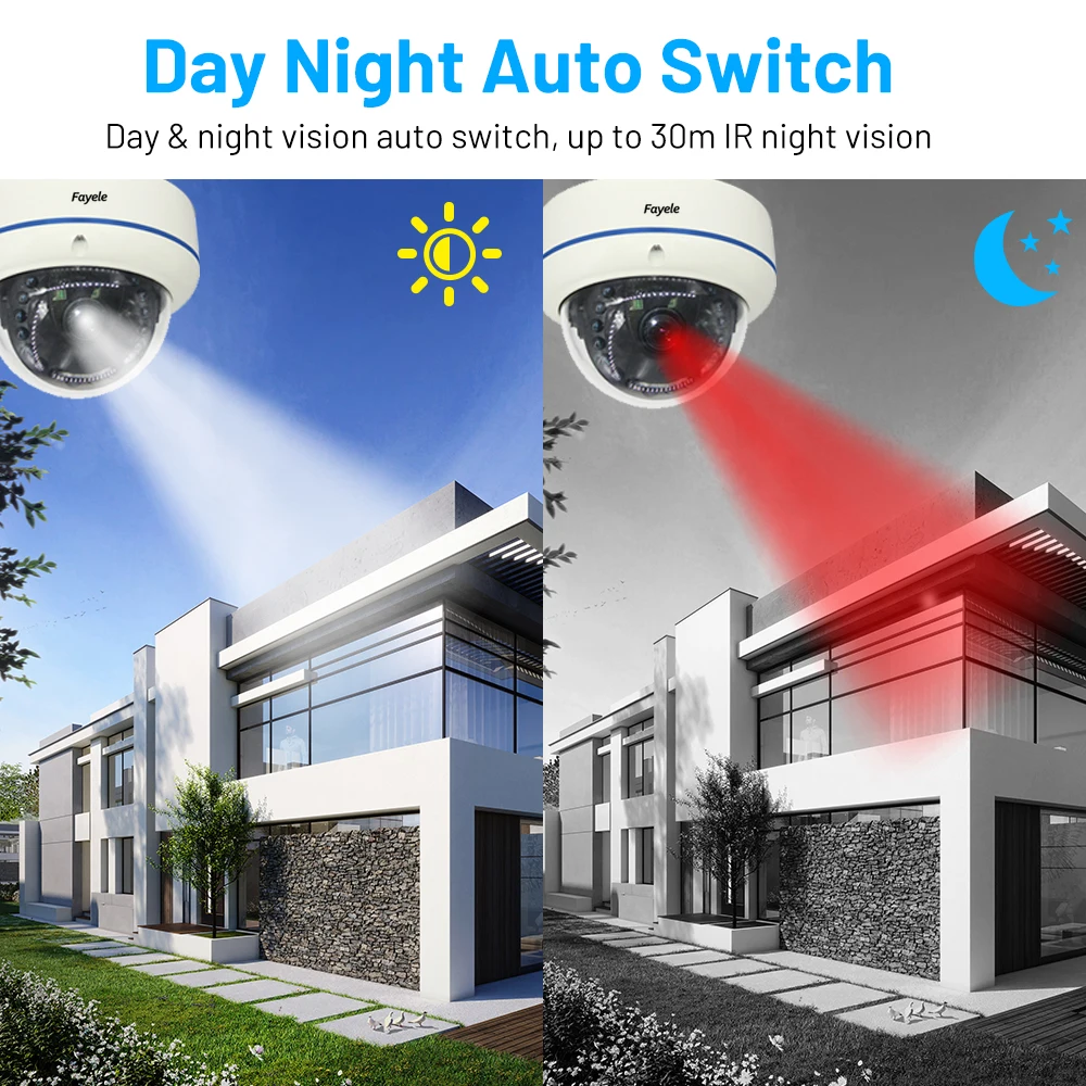 cctv high quality camera system 4K 8MP Full HD Resolution 4CH POE NVR 4 IR Dome Cameras Intelligent Human detection Alarm XMeye