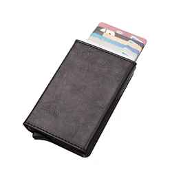 promotion pop up aluminium credit card holder auto metail business card holder for desk