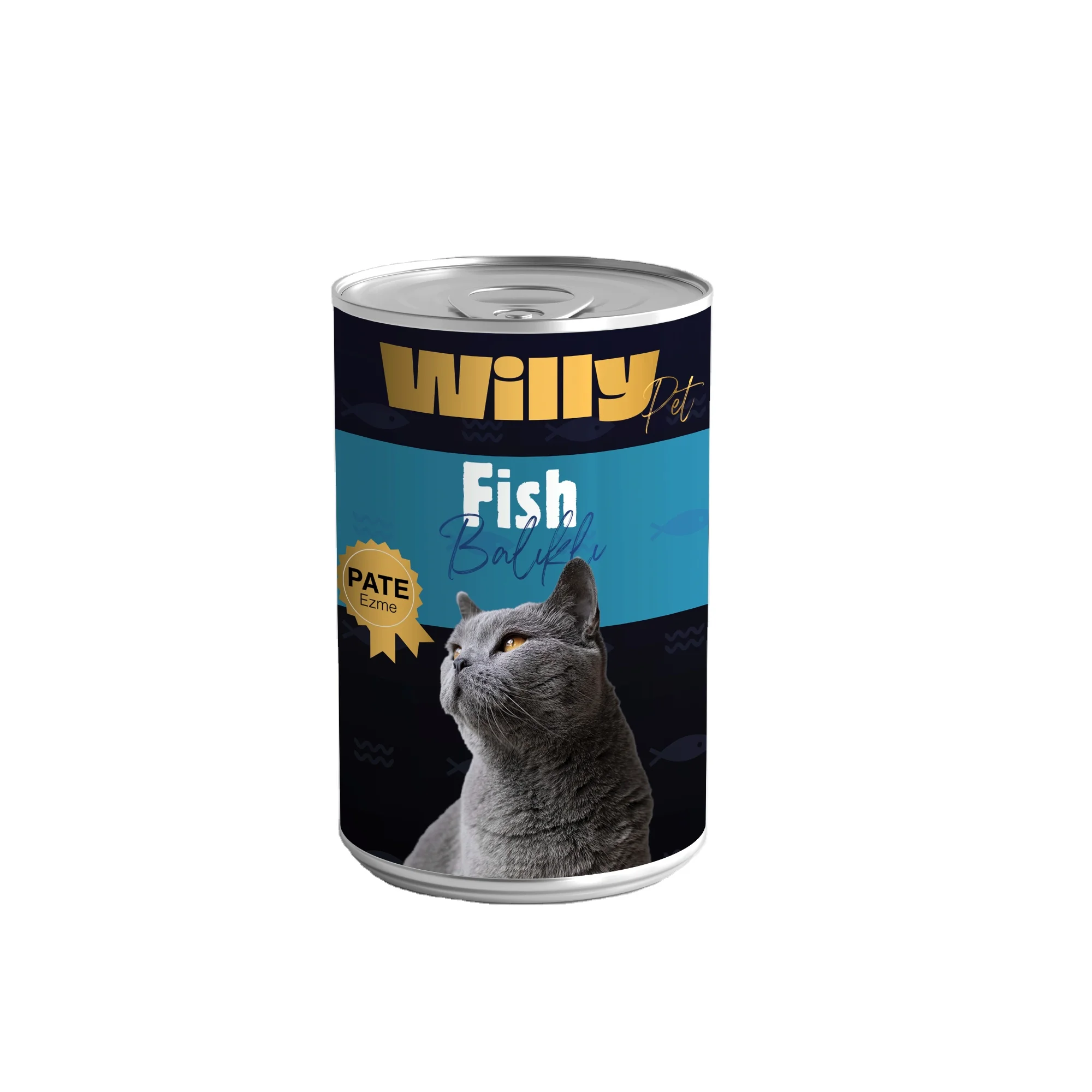 WILLYPET WET CANNED CAT FOOD WITH FISH