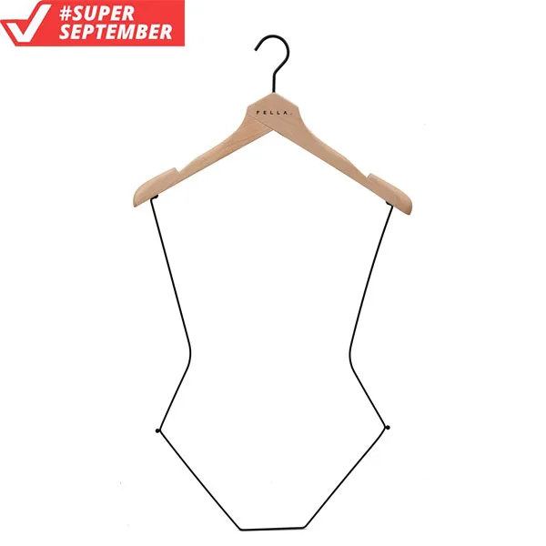 Deluxe Cuspidate Display Swimwear Wooden Bikini Clothing Hangers