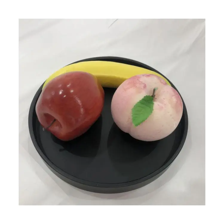 Customized Professional Restaurant Transfer Dishes Round Tray Commercial Ktv Acrylic Fruit Tray