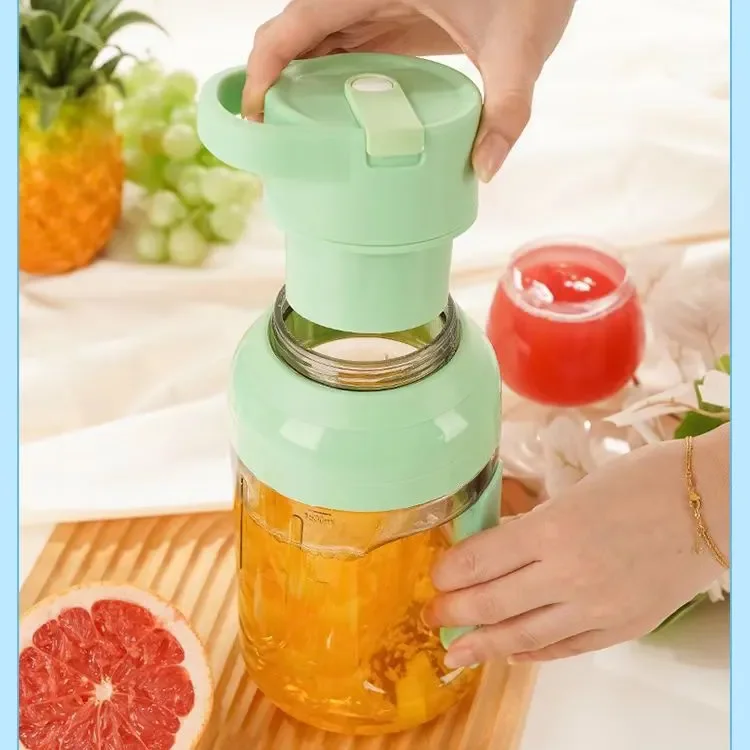 High Speed Electric Juicer Portable Blender Mixer Portable Mini Fresh Juice Mixer Bottle 8 Blades 1500 Ml Smoothie Blender Cup