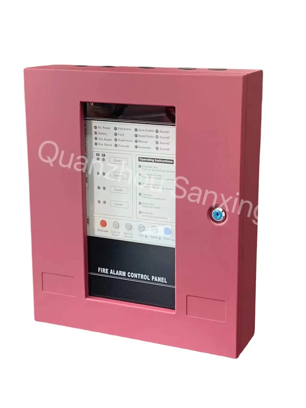 Factory 1-8 Loop Wireless Addressable Fire Detection & Alarm System Graphic Monitor Control Panel