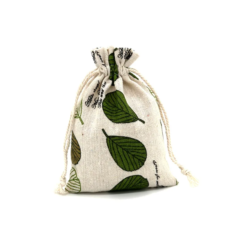 Factory Outlet Eco Organic Cotton Draw String Bag Logo Small Gift Drawstring Bag Customized Storage Jewelry Necklace Ring Bags