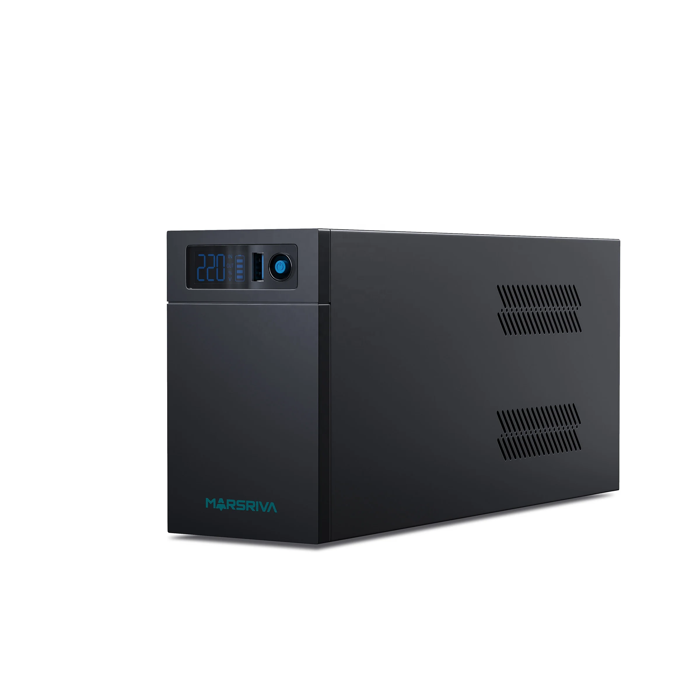 MARSRIVA long run USB port ups 1200VA 720W Smart Line Interactive UPS with Lithium LiFePO4 Battery