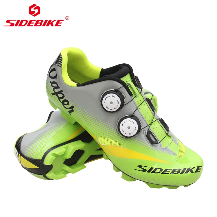 Ботинки мужские для горного велосипеда Sidebike, обувь для горного велосипеда с пряжкой, совместима с SPD Cleats Black