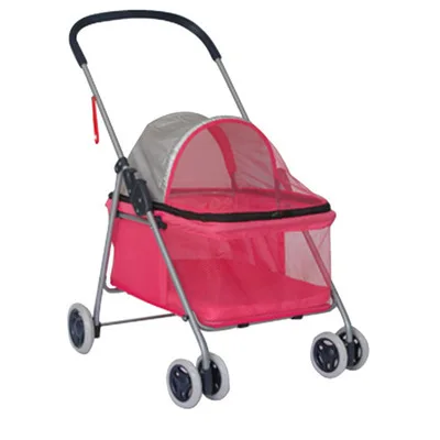
Pet Stroller Small Lightweight Foldable Outdoor Portable Luxury Dog Trolley 