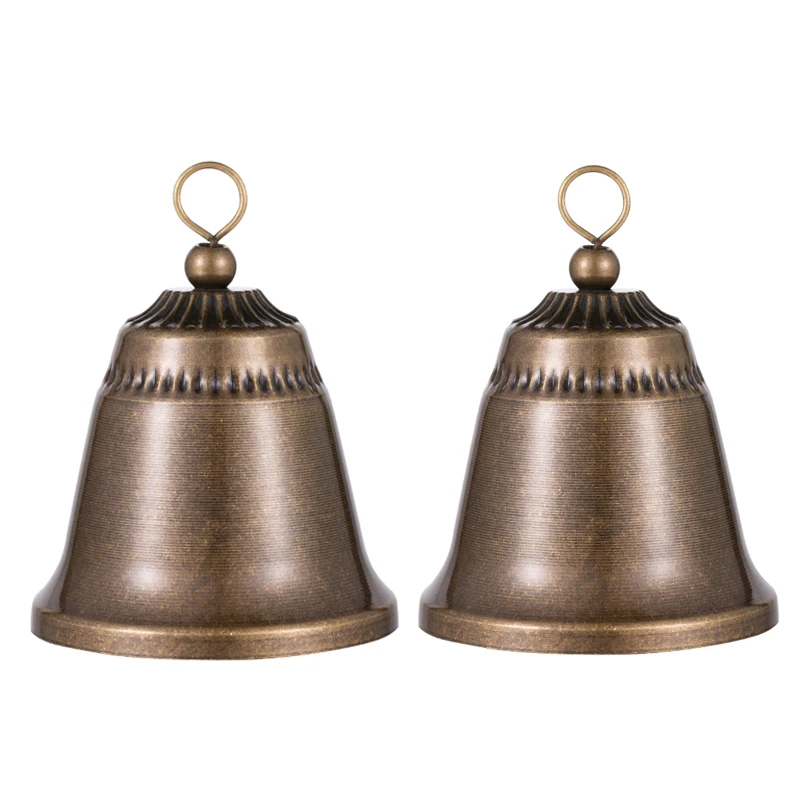 Metal Christmas bell Metal crafts bell bell hanging Christmas bells, Trumpet shaped bell, hanging on the door wind chimes