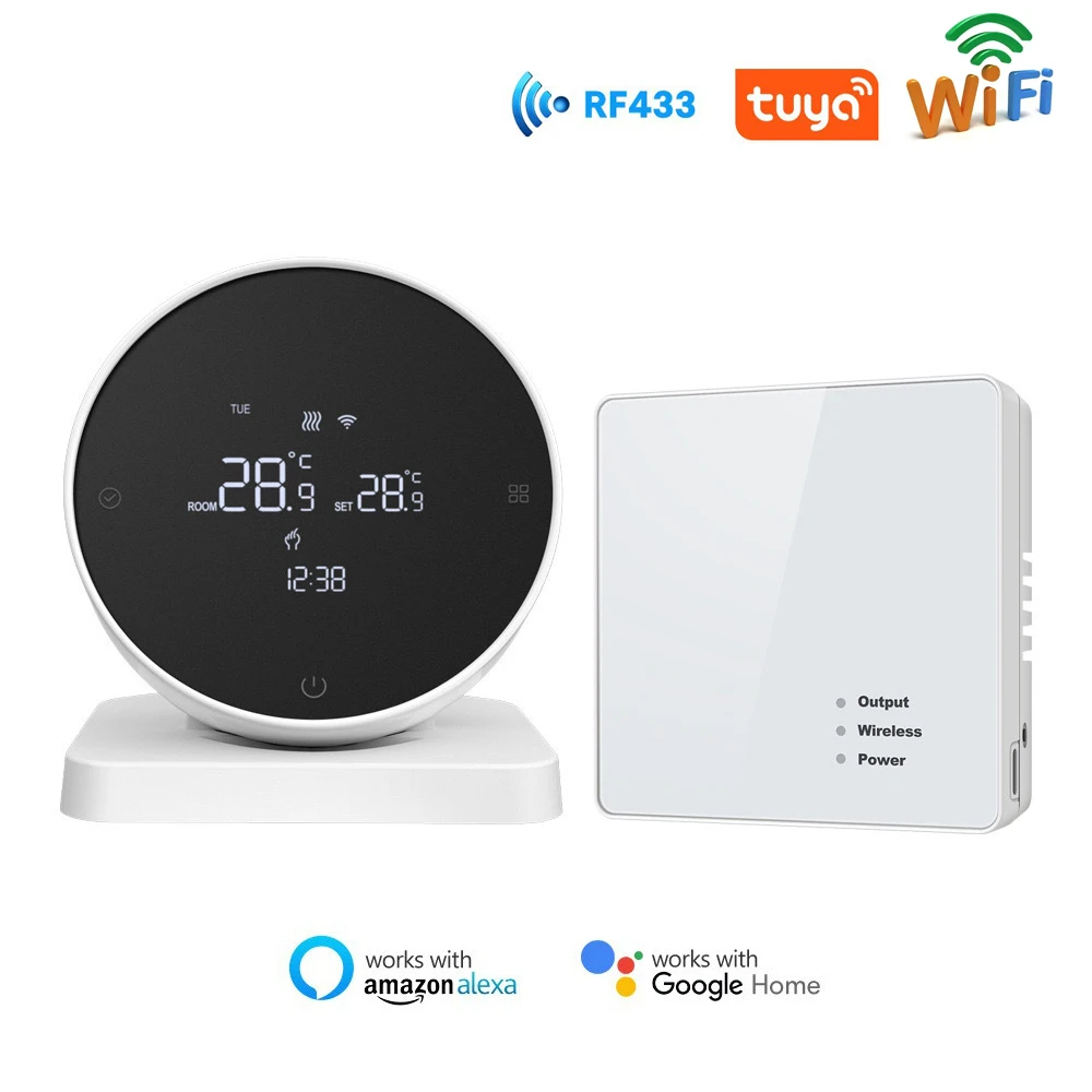 Wifi Smart Home Room temperature controller Programmable RF Wireless Thermostat For Gas Boiler heating