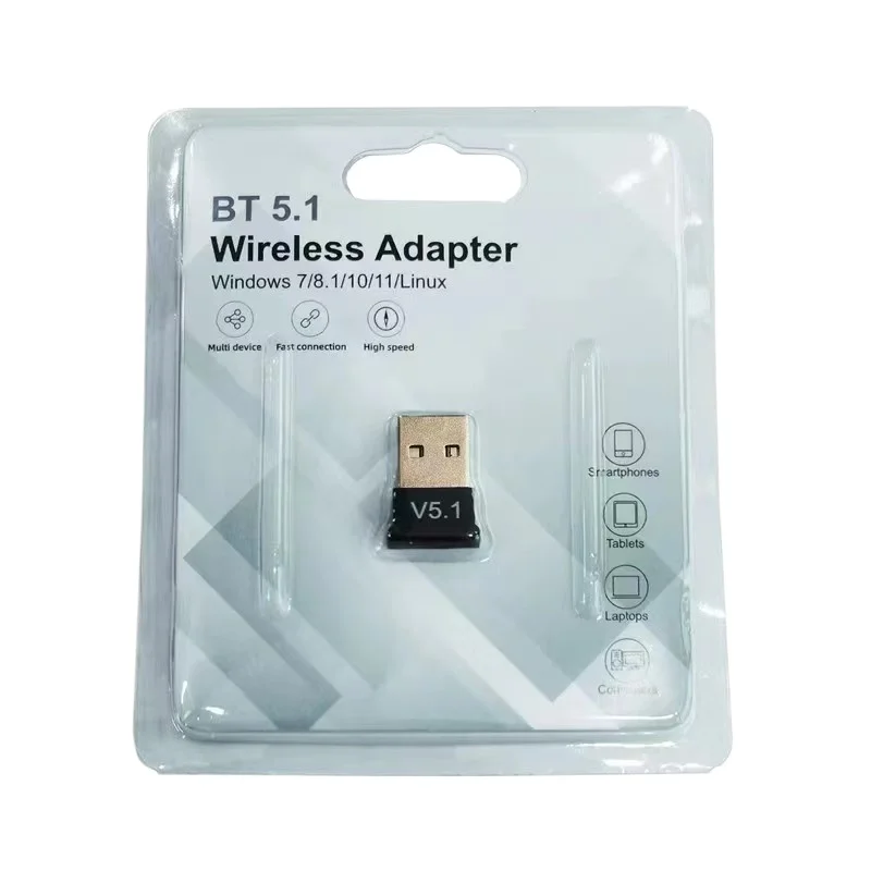 WODEXUN с плоской головкой USB BT 5,1 беспроводной адаптер-Прямая продажа с завода