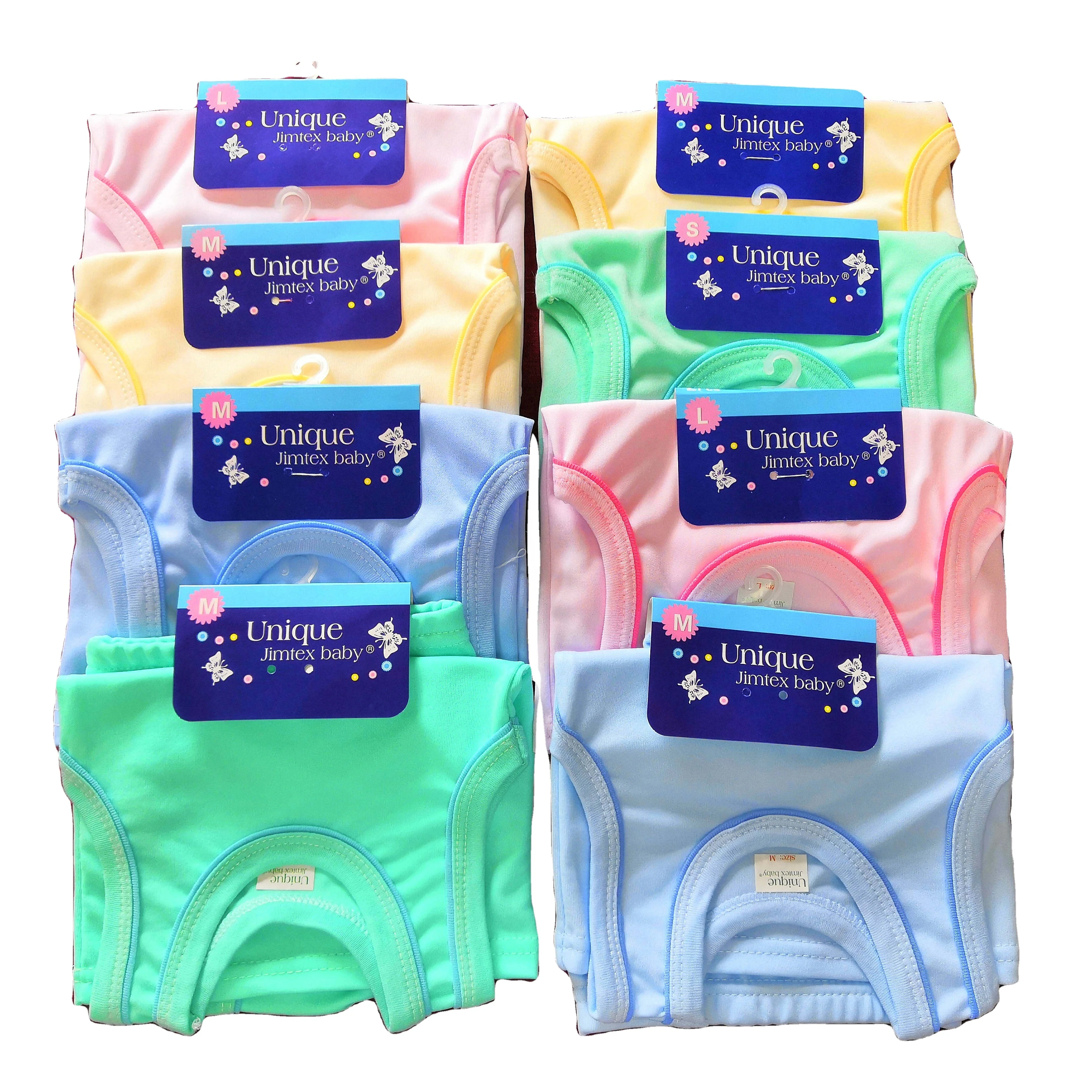 Newborn Baby Pajamas Sets Baby kids  set Summer Sleeveless Knitted Cotton Tops Boys Girls 2 Pieces Baby Clothing