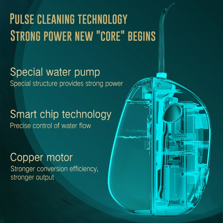  Water Flosser 2021 Good Design Portable cordless Dental Oral Irrigator for teeth dental water