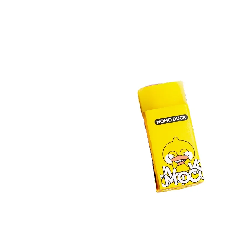 
Small yellow duck eraser office student stationery soft durable flexible lovely pencil eraser 