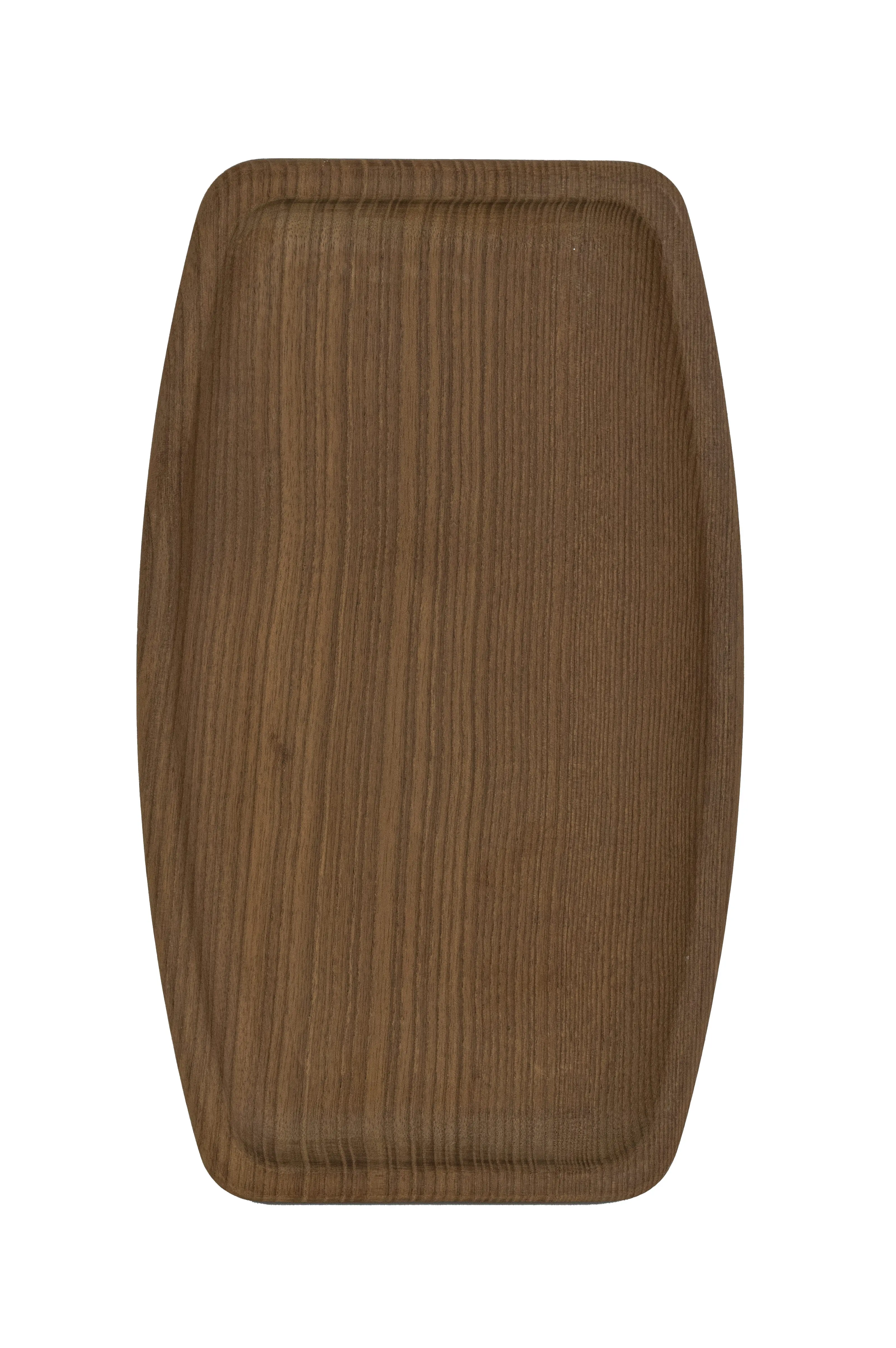 Carefully Designed Italian Modern Customizable Certified Wooden Small Oval Decorative Tray Heat-treated Home Decoration