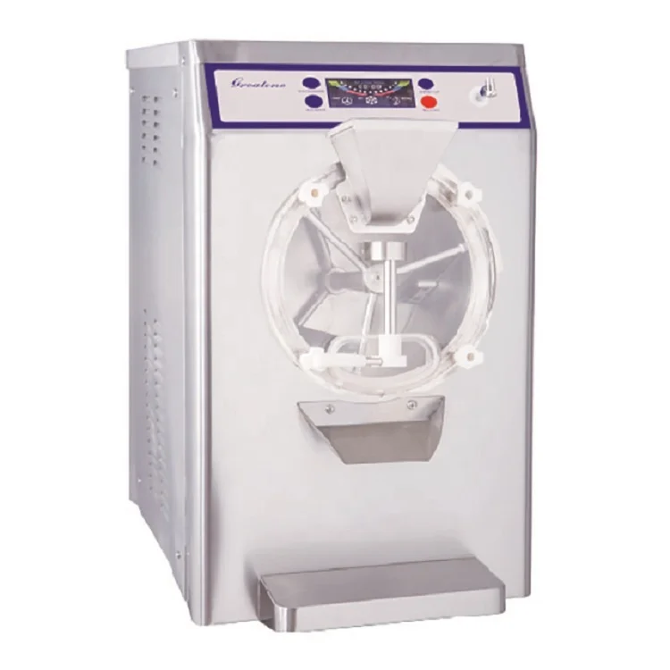 Small table top italian gelato hard ice cream machine tabletop frozen yogurt italian ice ball batch freezer
