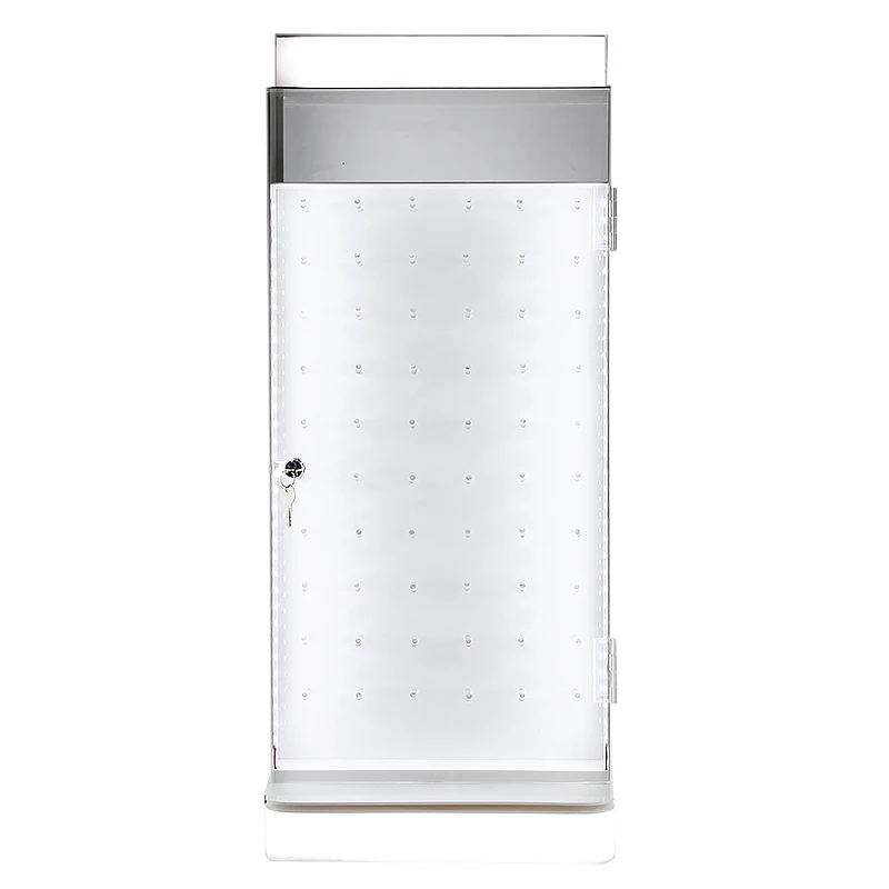 Custom Counter Rotating Acrylic Hook Jewelry Display Stand, Spinner Acrylic Keychain Jewelry Display Rack