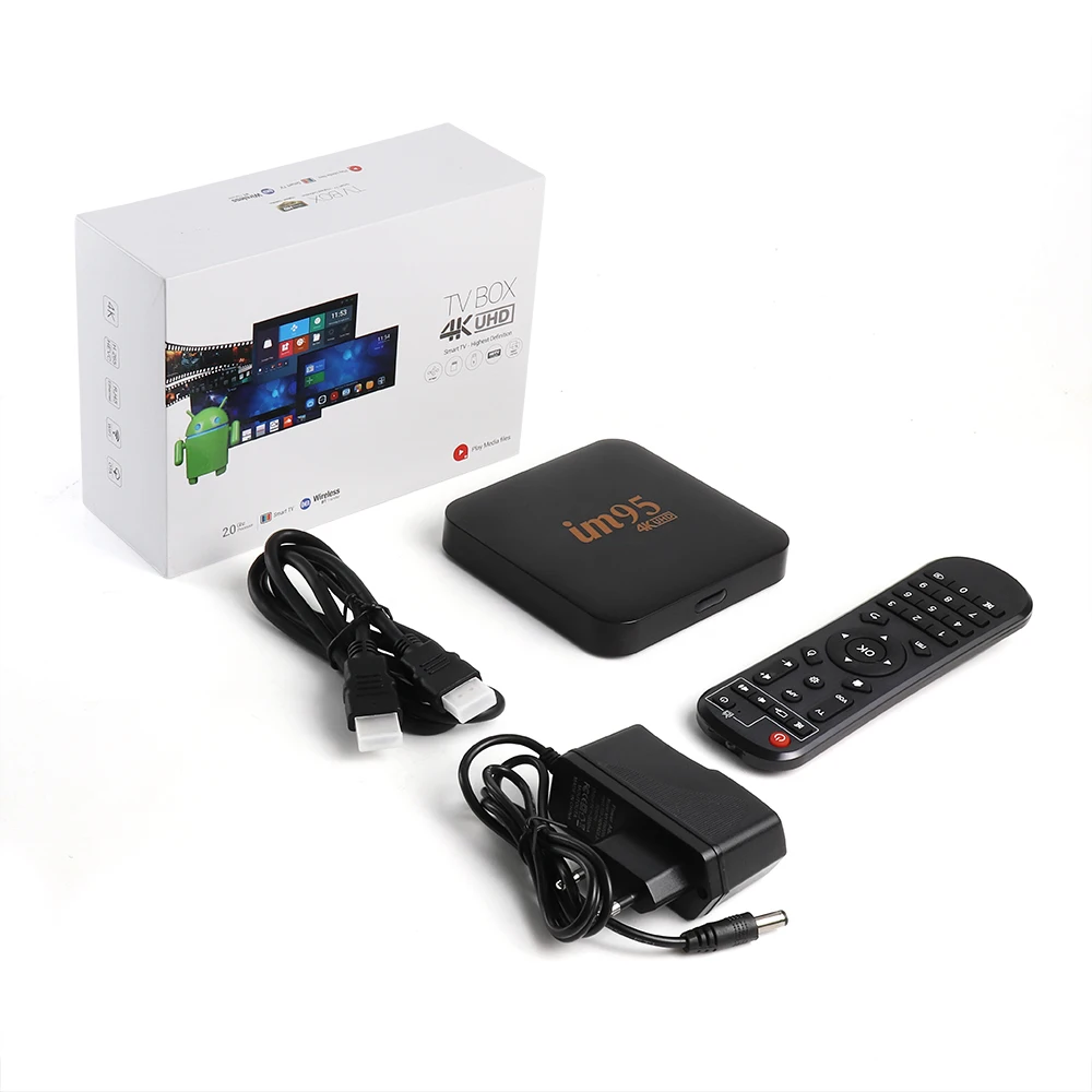 OEM&ODM factory Price 4k smart tv box android RK3229 2GB 16GB  Media Player Quad-core android tv arabic iptv