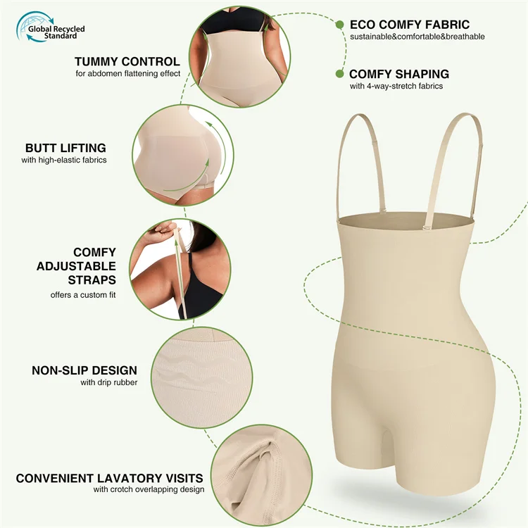Custom Service Sustainable Hip Enhancer Shapewear Bodysuit Body Shaper Butt Lifter