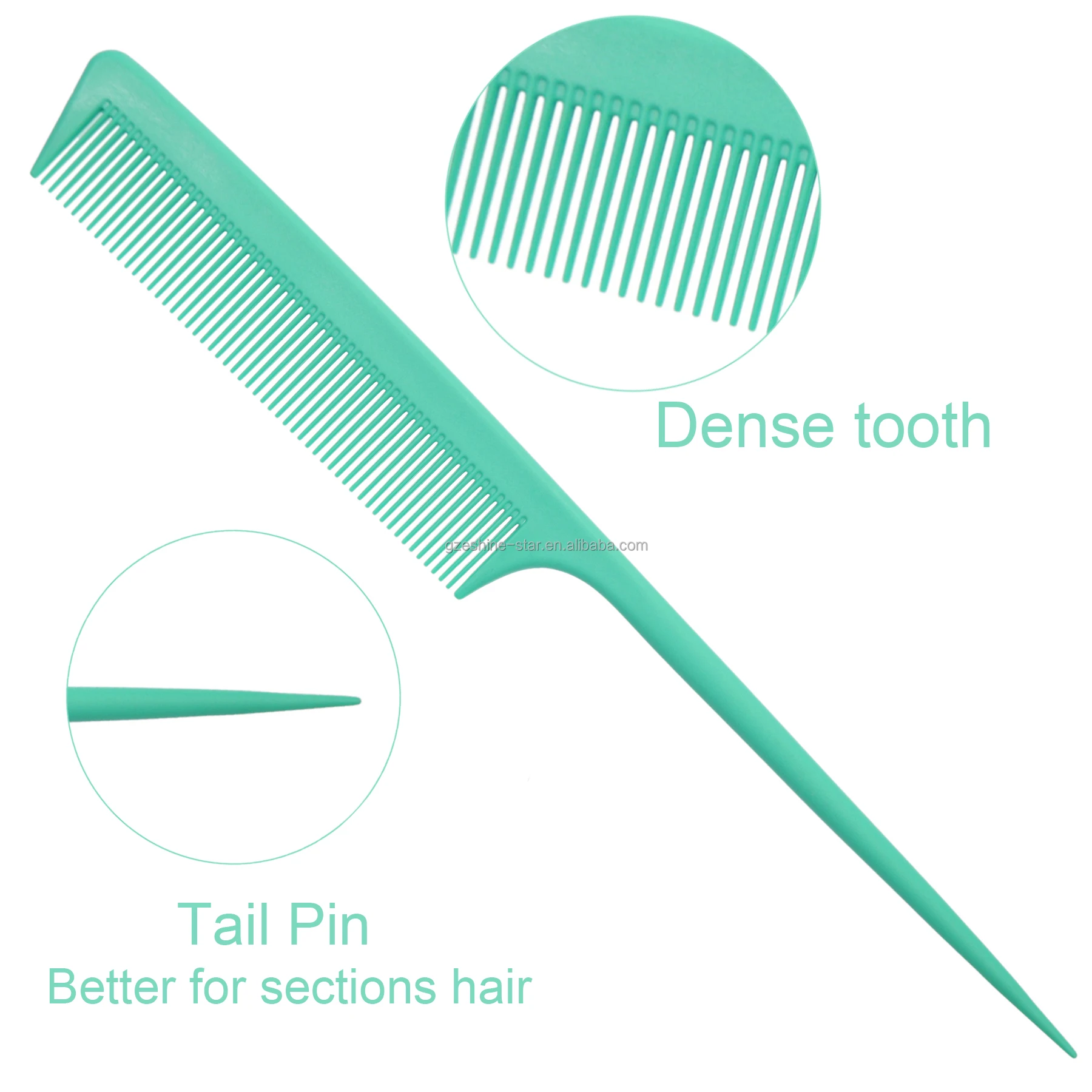 Salon Custom Styling Detangling Hairstyle Plastic Paddle Hair Brush Cushion Brush Round Brush