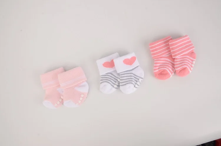 Wholesale Hudson Baby Socks Newborn Non-slip Baby Girl Socks Set