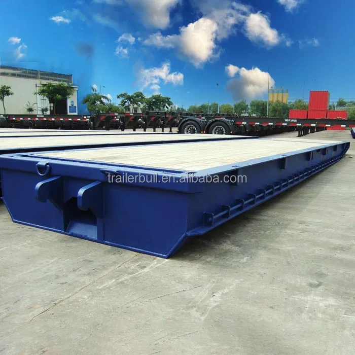 40ft 100ton Heavy Duty Mafi Roll Trailer Truck Trailers 8 Steel Reinforced Solid Rubber Tires 40 Ft 100,000 Kgs