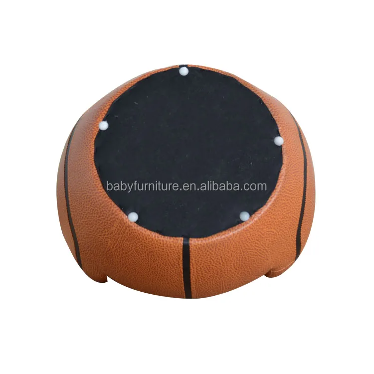 Custom Basketball Kids Sofa Leather Waterproof and Dirt Resistant Combo Set Kids Furniture Wholesale