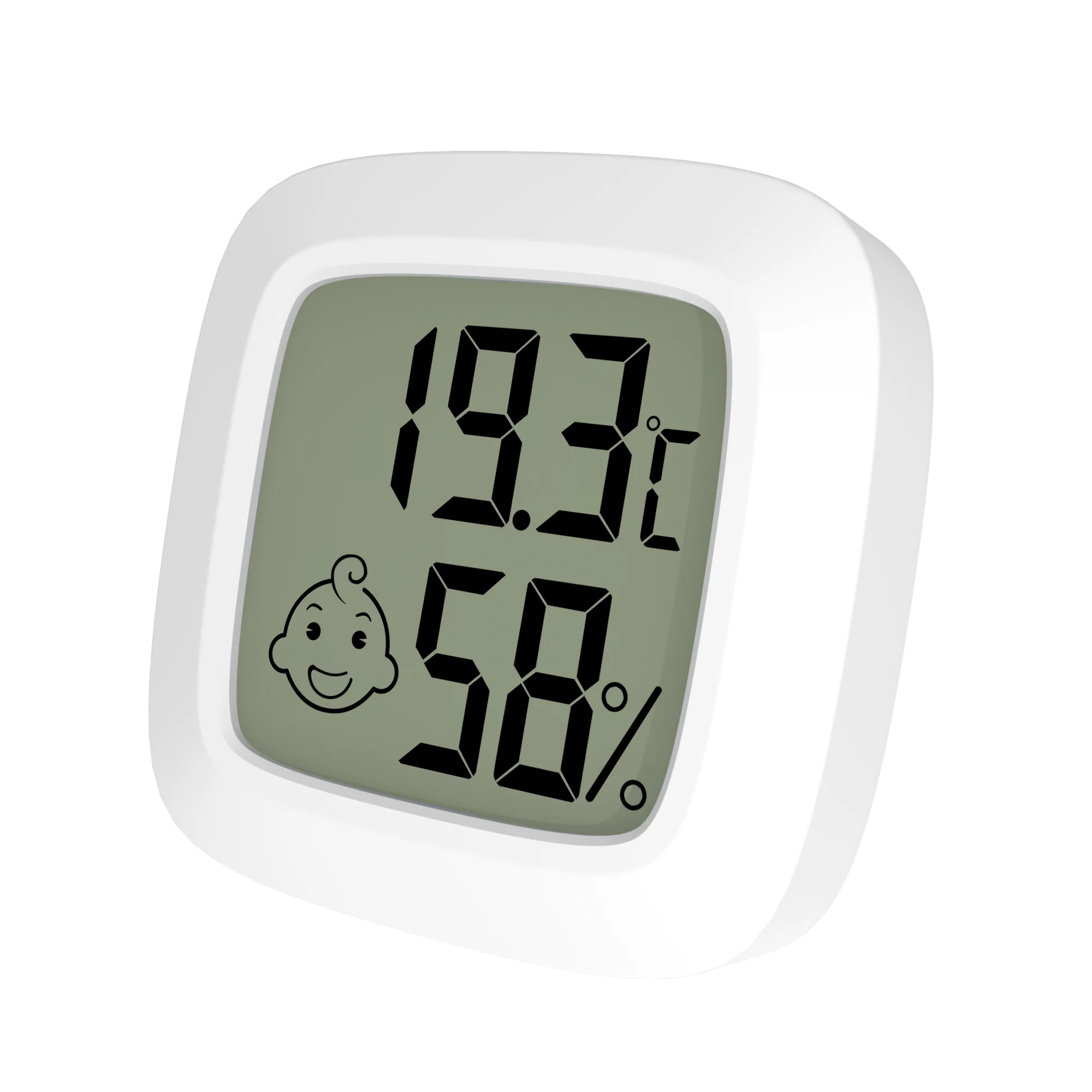 AMAZON Mini household and Indoor Temperature Humidity-  Fahrenheit units  for baby room,office,restaurant, with magnet and tags