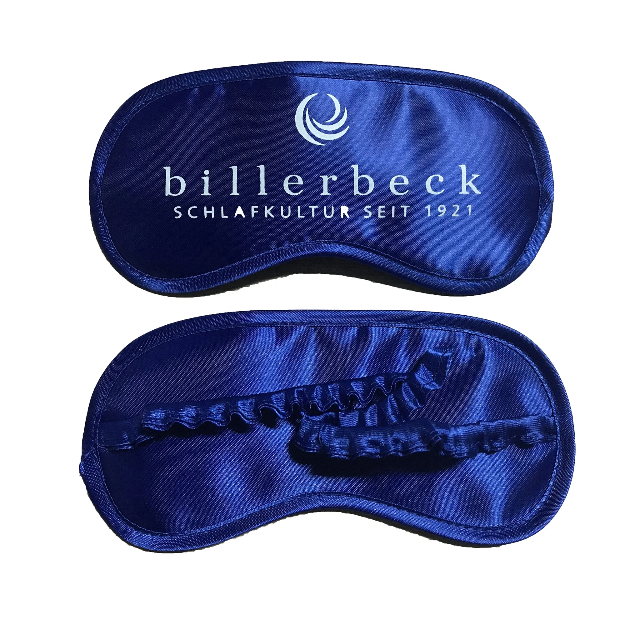Wholesale beautiful custom printing promotional satin silk Lace elastic band sleeping eye mask