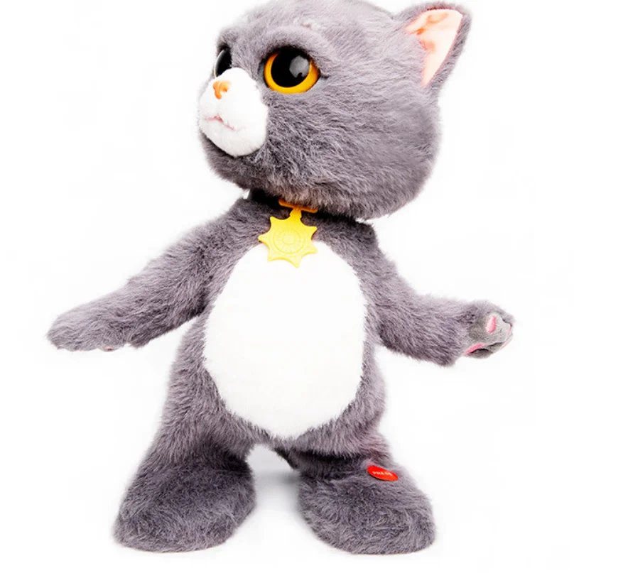 YIWU ALLSHINE Funny Education Toys Kids Gifts Talking Dancing Creative Electronic Stuffed Plush Animal Cat Papagei Toys