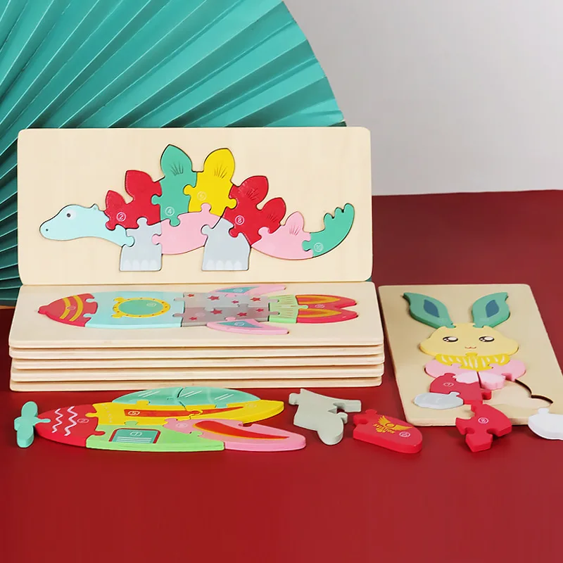 Manufacturer Custom puzzle educational custom animal child wooden puzzle for kids, puzzle children wooden toy
