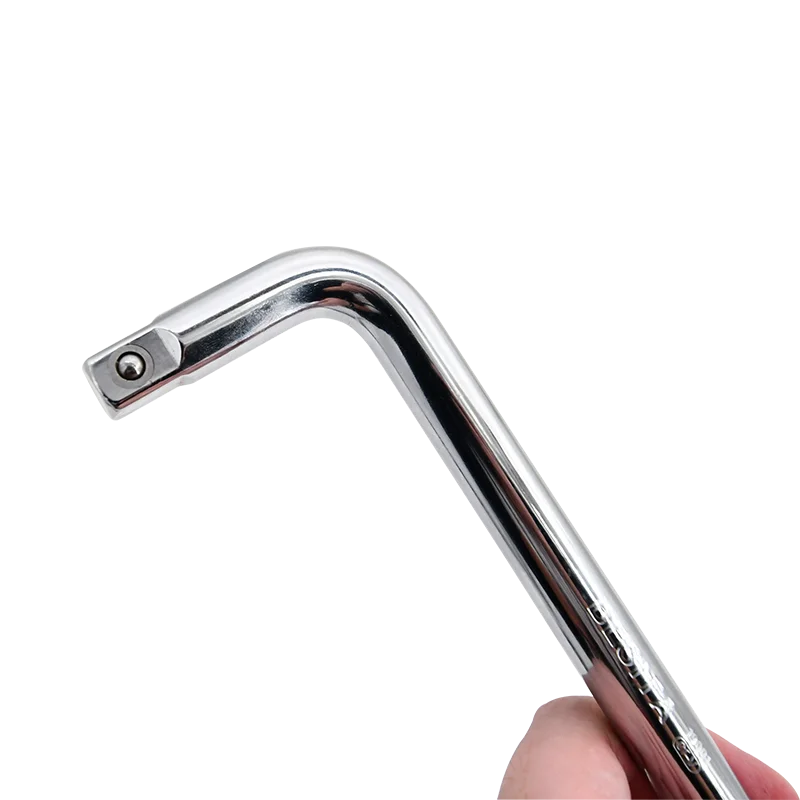 Hand tools 12.5mm series polished L-shaped handle anti-slip socket wrench automotive tools