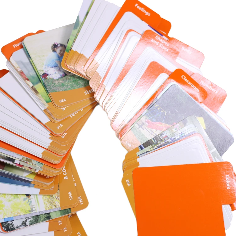 Custom educational flash game cards printing for kids learning with index cards