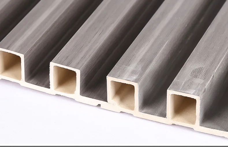 Stylish Interior Decorative Concave-Convex PVC Wall Panels Luxury Lambrin WPC Boards Wall