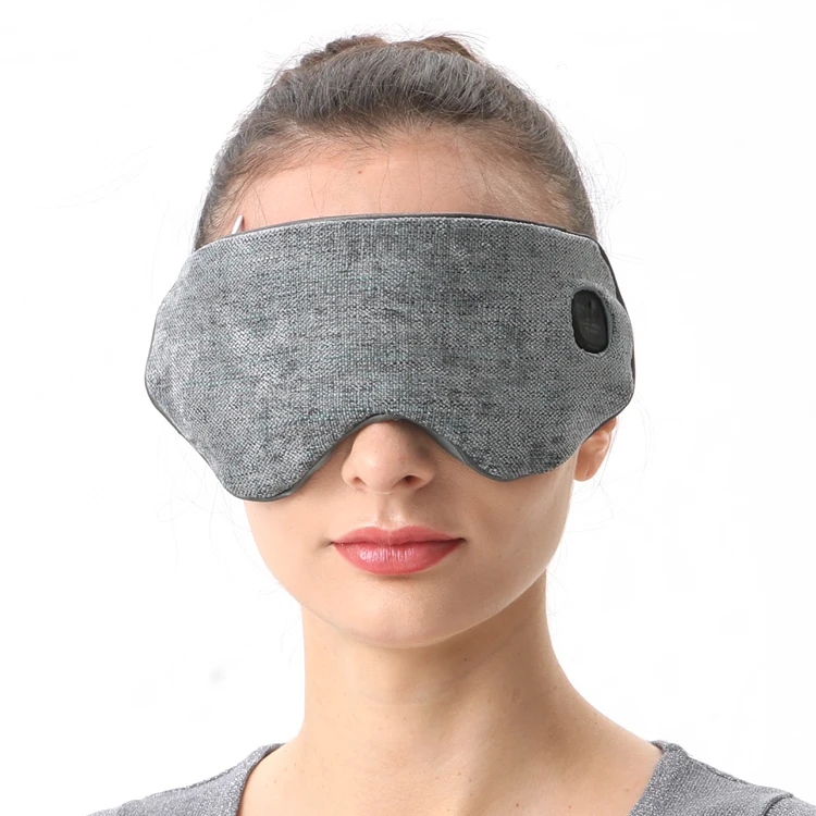 Electric Rechargeable Cordless Heated Eye Mask Portable Graphene Heating Technology Battery Powered Eye Mask